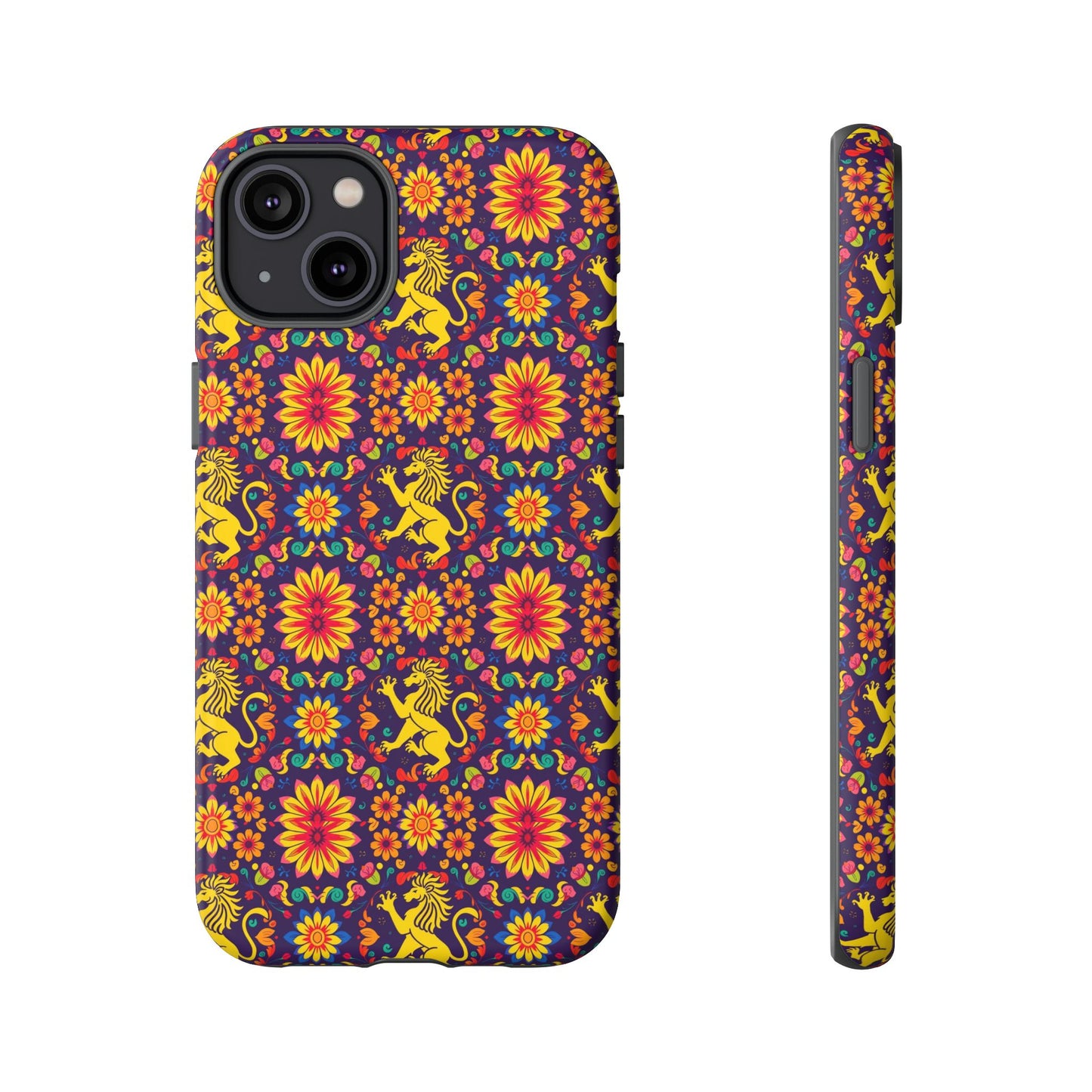 Tough Cases, Leo, Zodiac, Flower Pattern