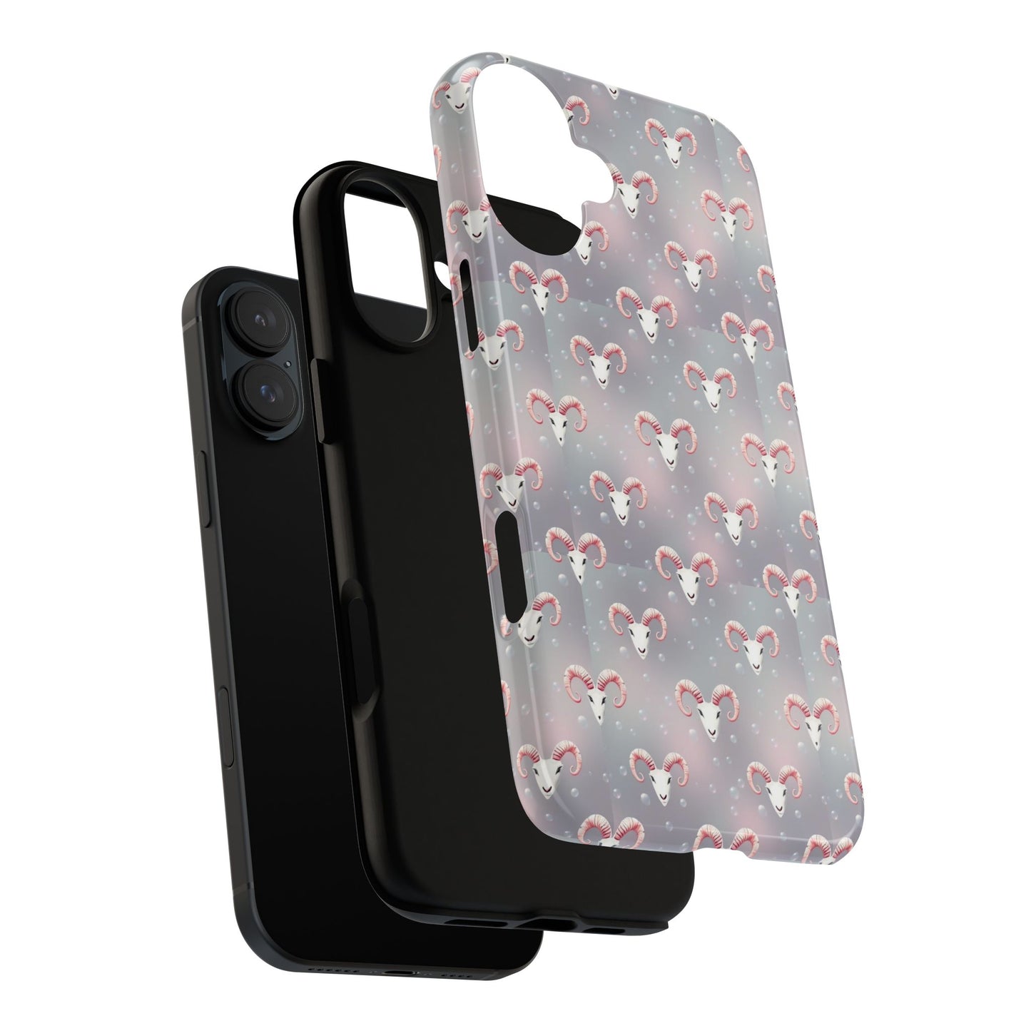 Tough Cases, Aries, Zodiac v2, Bubble Pattern