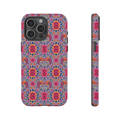 Tough Cases, Pisces, Zodiac v3, Flower Pattern