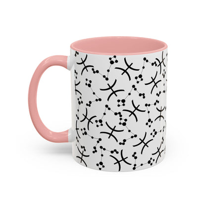 Accent Coffee Mug with the Pisces sign (11, 15oz)