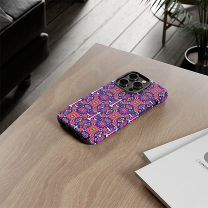 Tough Cases, Libra, Zodiac v4, Flower Pattern
