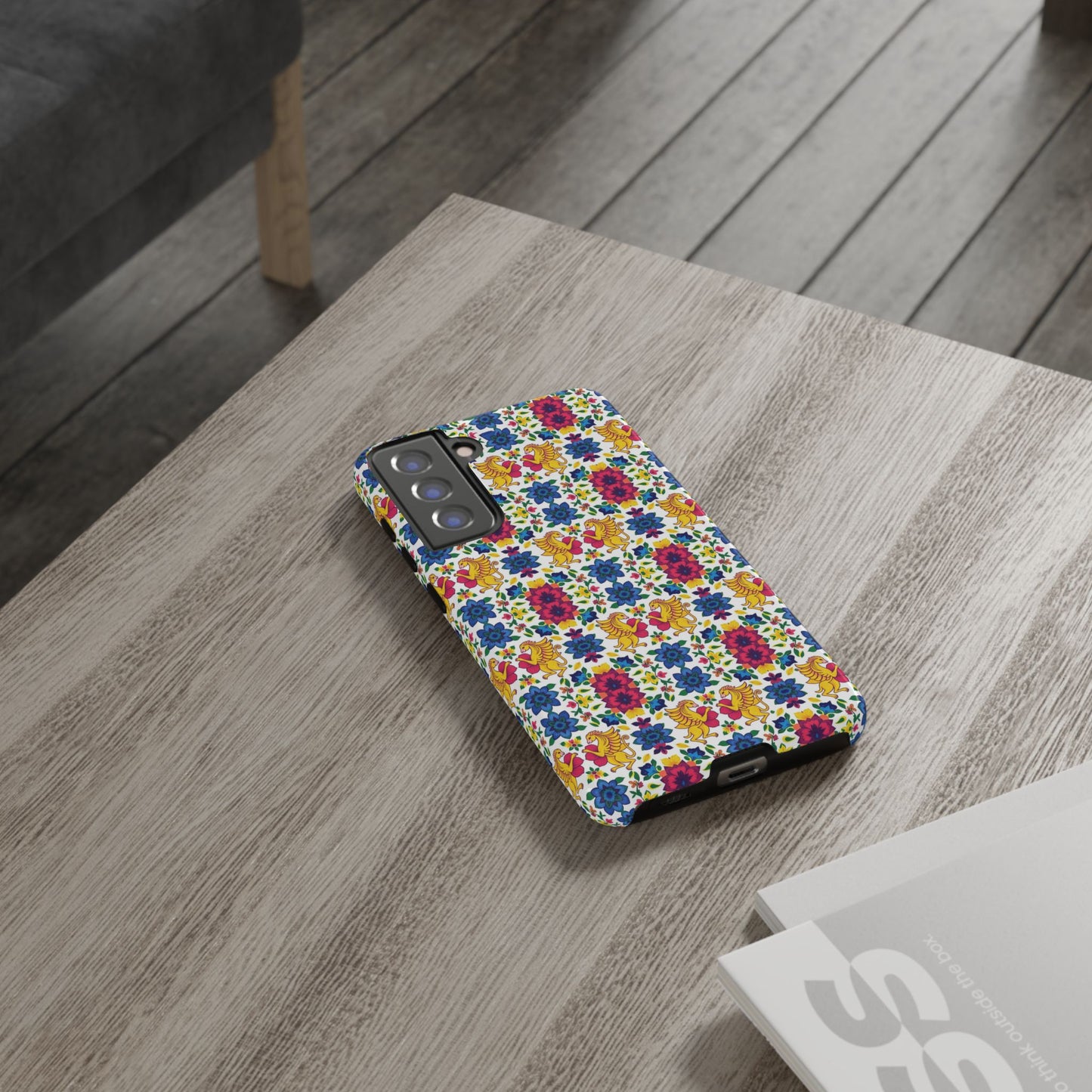 Tough Cases, Gemini, Zodiac, Flower Pattern