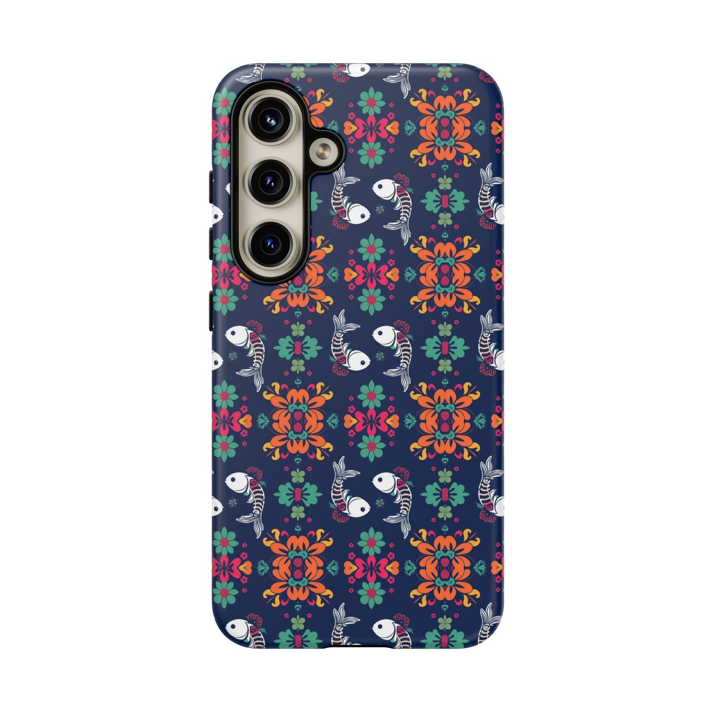 Tough Cases, Pisces, Zodiac, Flower Pattern