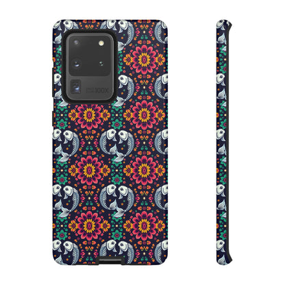 Tough Cases, Pisces, Zodiac v4, Flower Pattern