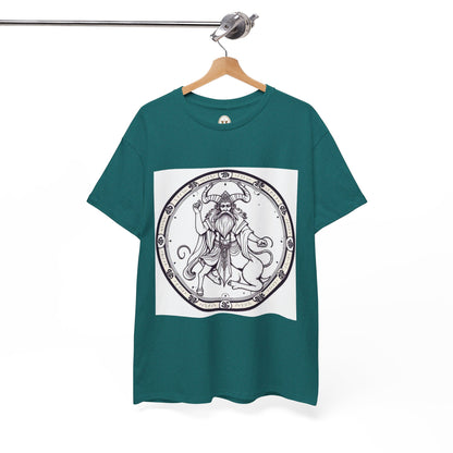Unisex Heavy Cotton T-Shirt, Bull Centaur, Taurus Zodiac Design