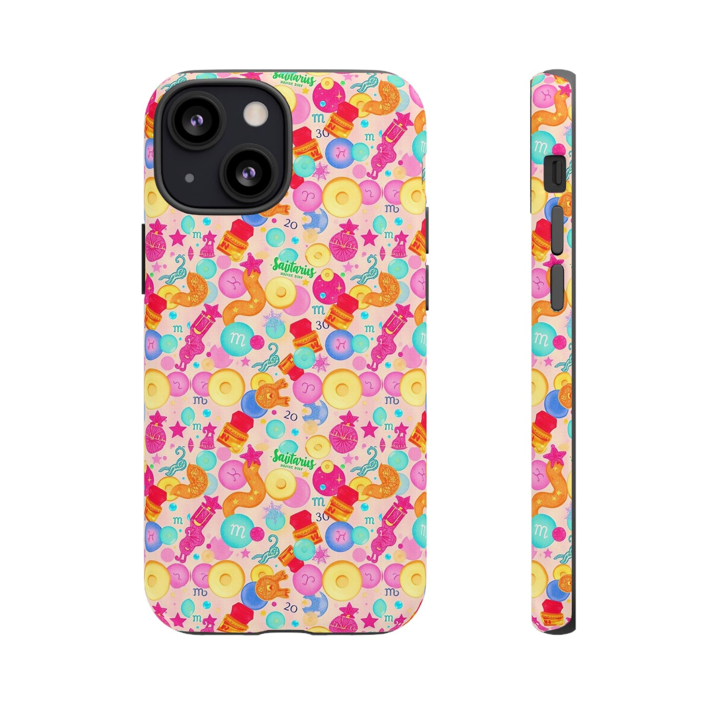 Tough Cases, Sagittarius, Zodiac v2, Bubble Pattern