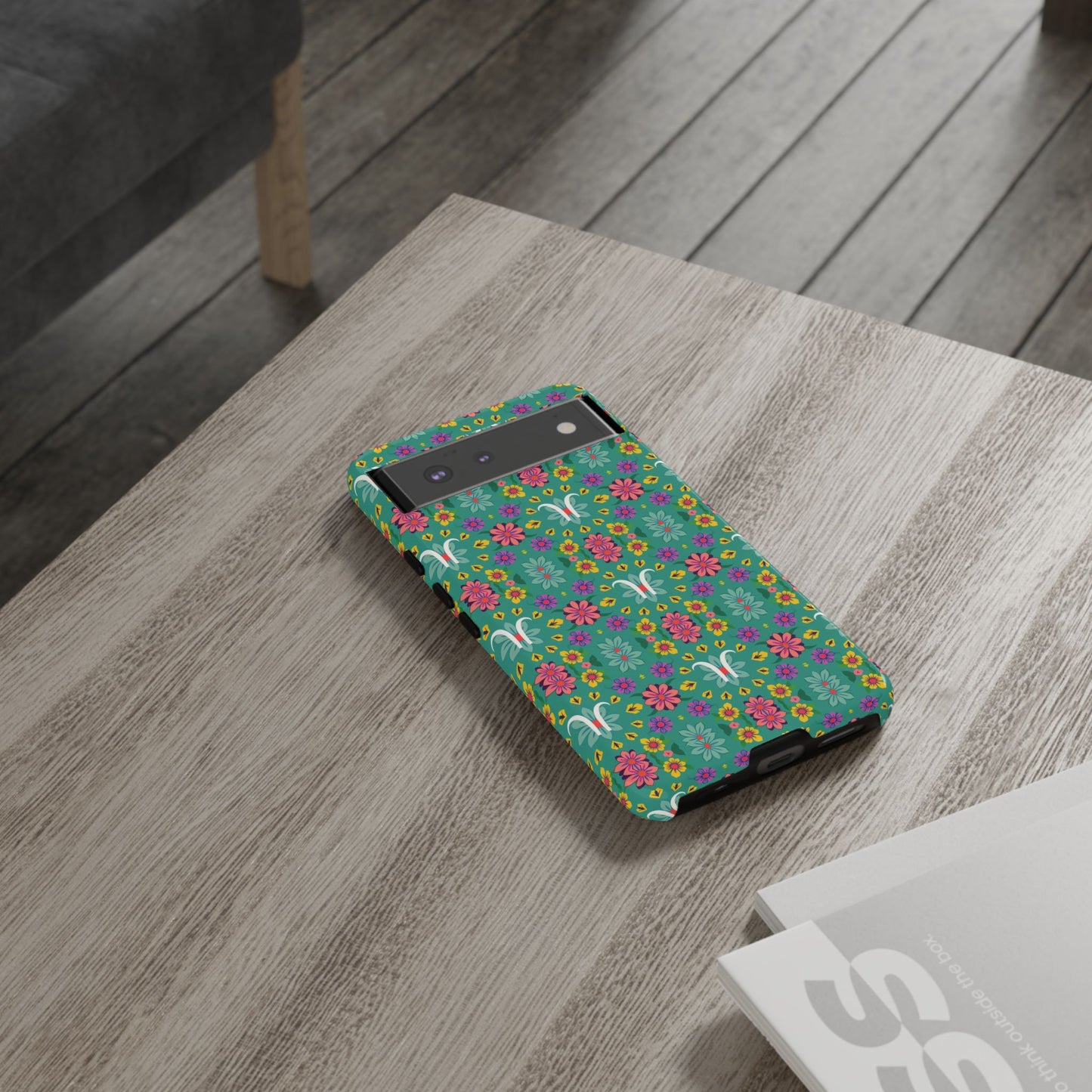 Tough Cases, Aquarius, Zodiac v4, Flower Pattern
