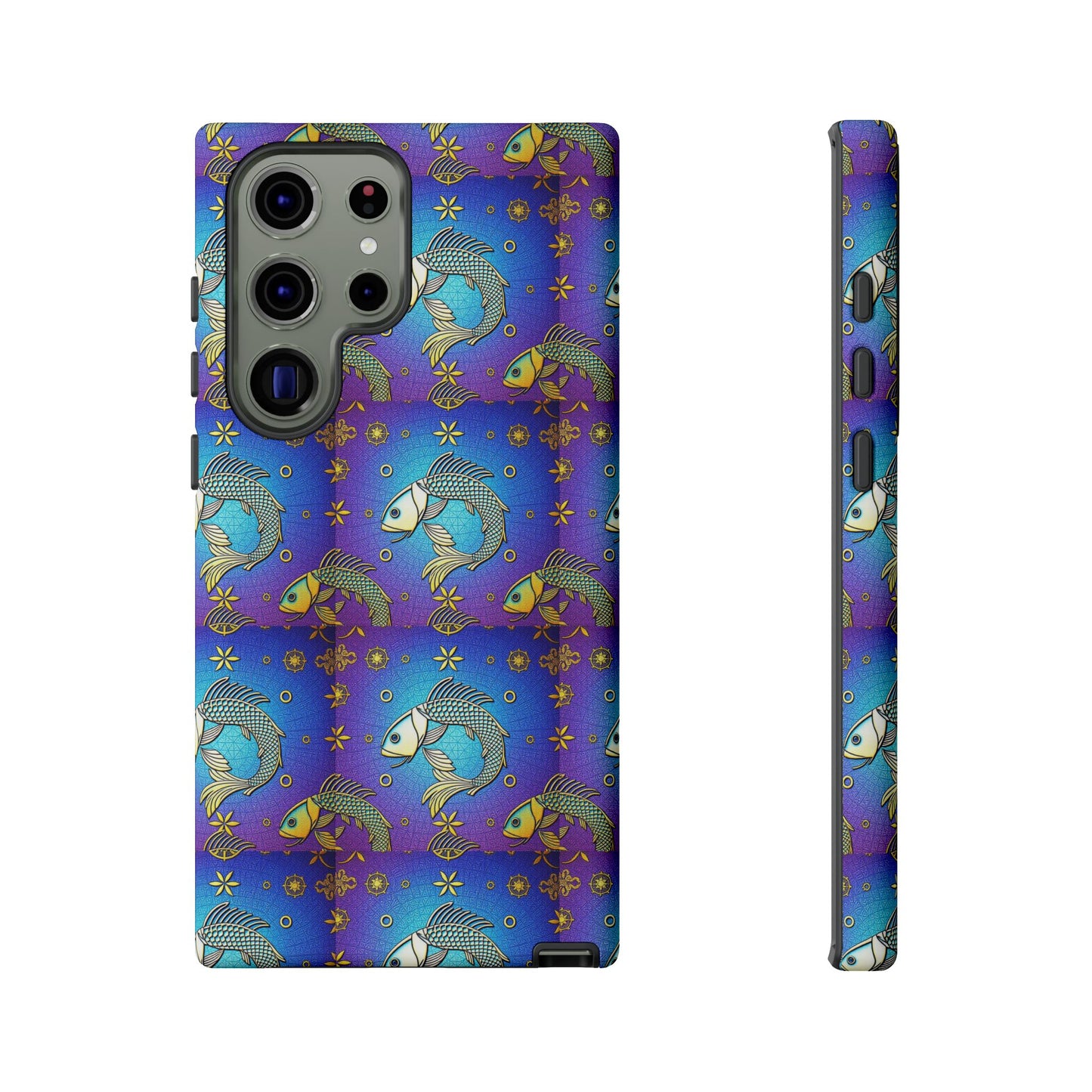 Tough Cases, Pisces, Zodiac v2, Metal Pattern