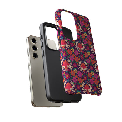 Tough Cases, Cancer, Zodiac v1, Flower Pattern