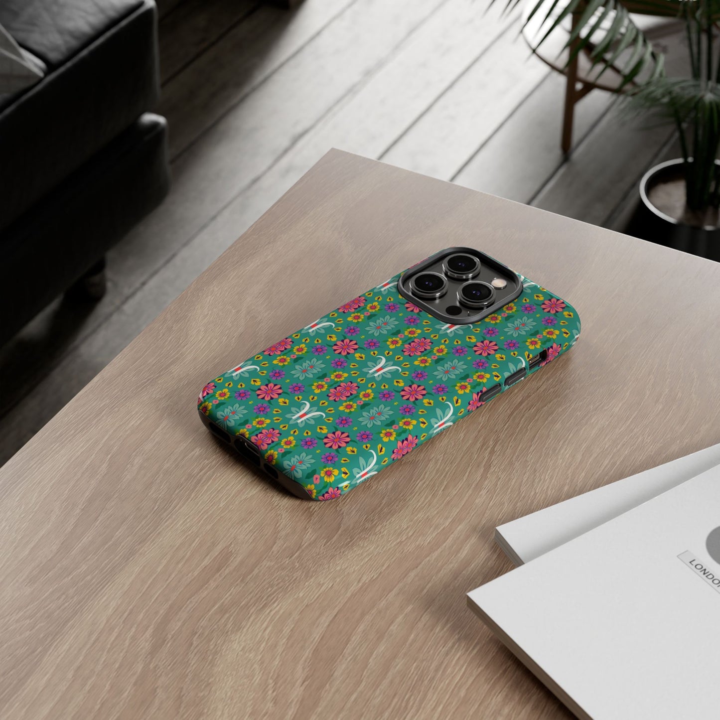 Tough Cases, Aquarius, Zodiac v4, Flower Pattern