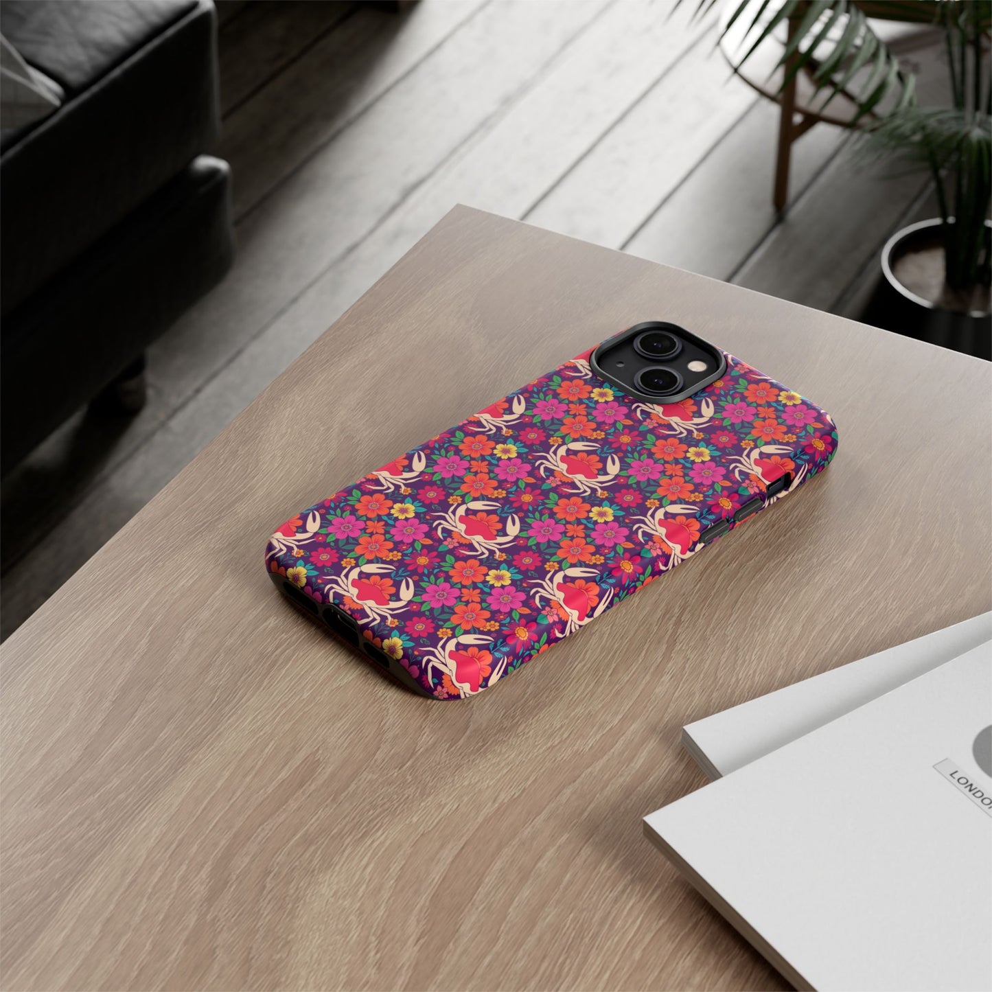 Tough Cases, Cancer, Zodiac v1, Flower Pattern