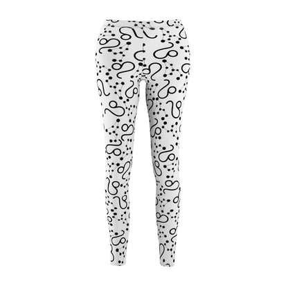 Women's Zodiac Cut & Sew Casual Leggings Leo Zodiac sign
