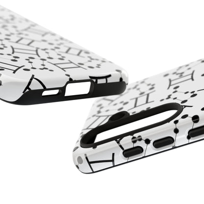 Tough Cases with the Gemini Zodiac sign for iPhone, Samsung Galaxy, and Google Pixel devices