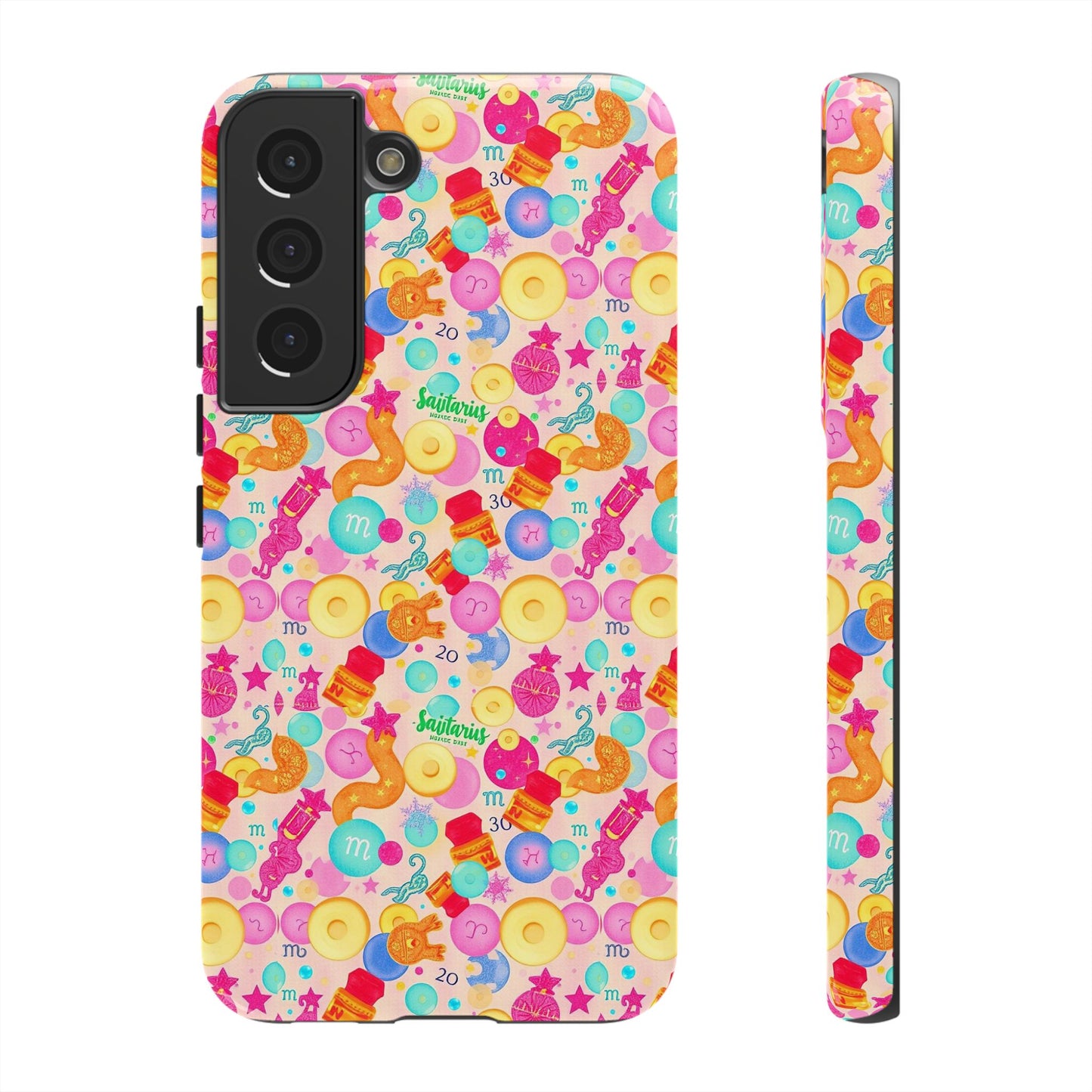 Tough Cases, Sagittarius, Zodiac v2, Bubble Pattern