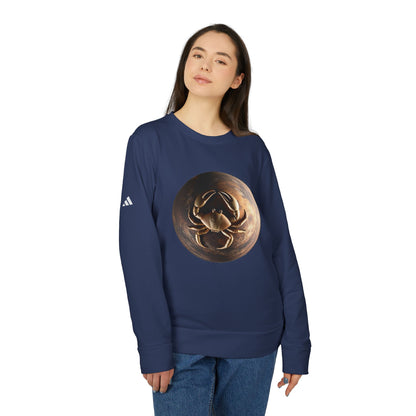 Adidas, Unisex Fleece Crewneck Sweatshirt, Cancer, Planet Animal, Zodiac