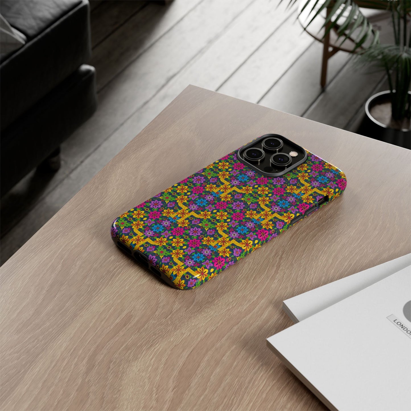 Tough Cases, Gemini, Zodiac v3, Flower Pattern