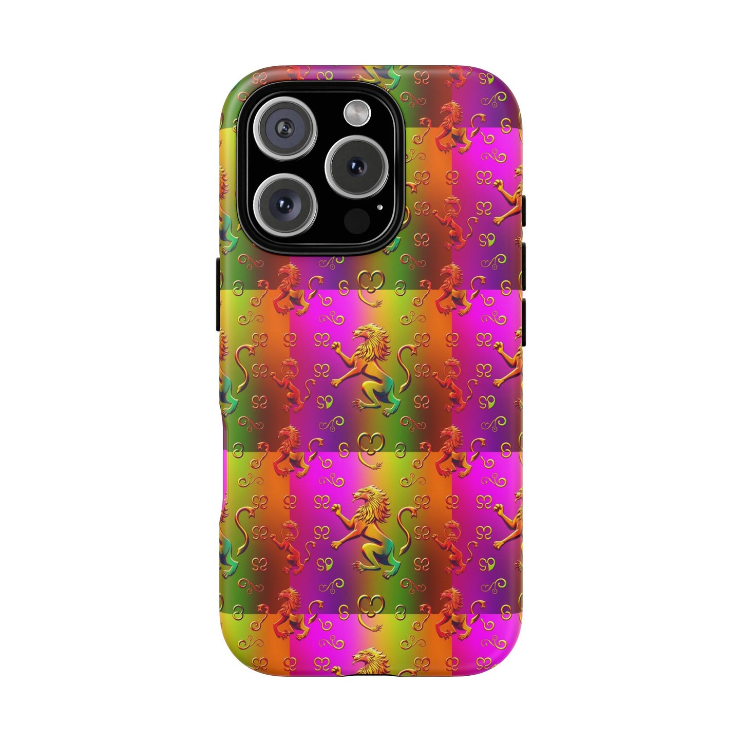 Tough Cases, Leo, Zodiac v1, Metal Pattern