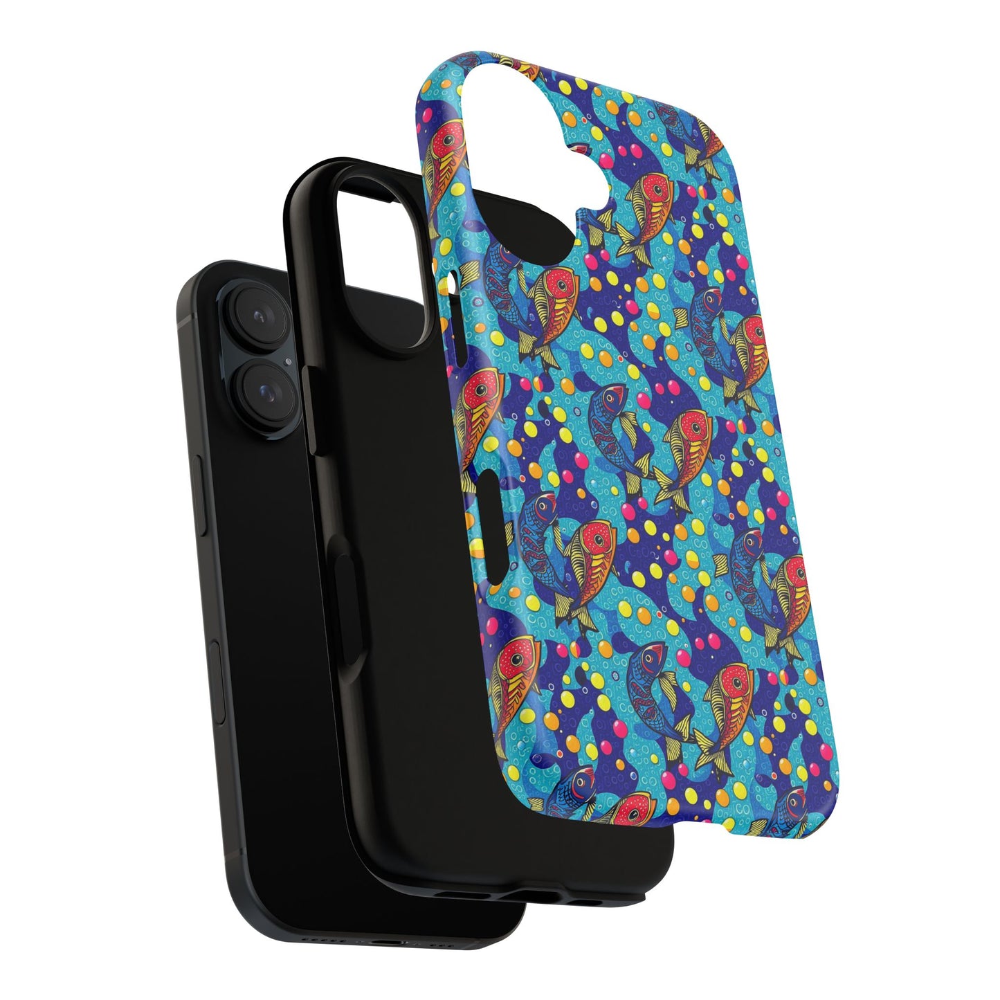 Tough Cases, Pisces, Zodiac v2, Bubble Pattern