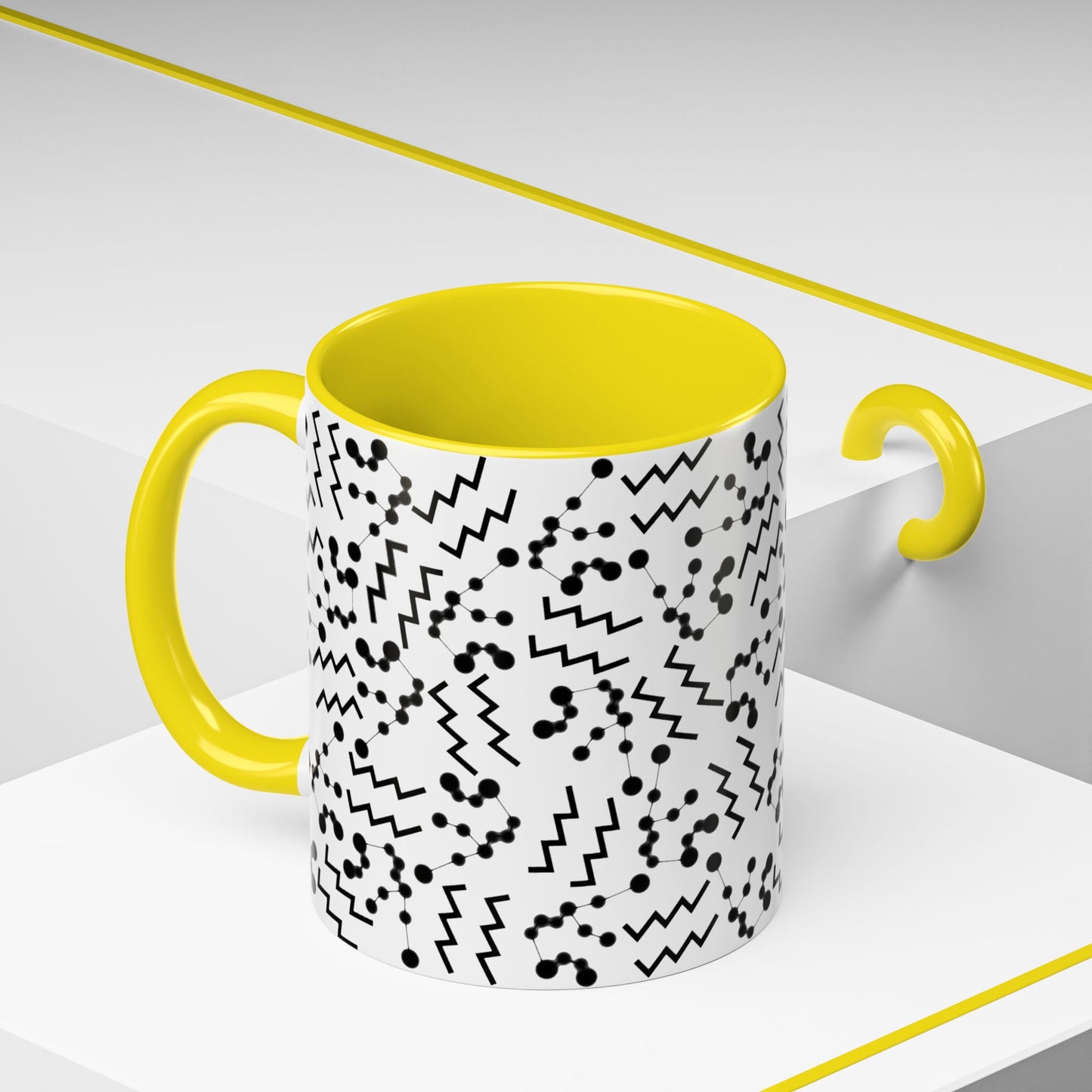 Accent Coffee Mug with the Aquarius sign (11, 15oz)