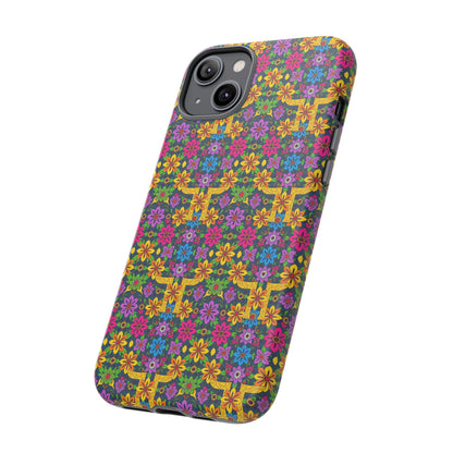 Tough Cases, Gemini, Zodiac v3, Flower Pattern