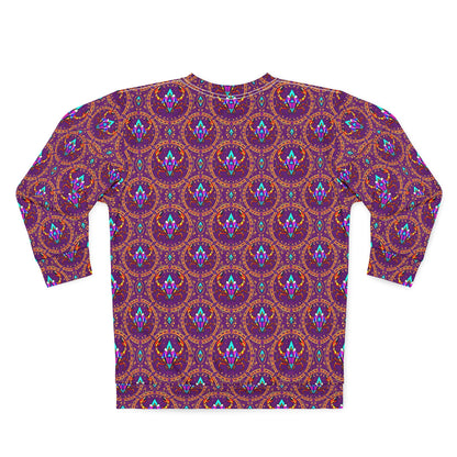 Unisex Sweatshirt (AOP), Scorpio, Zodiac v3, Jewel Pattern