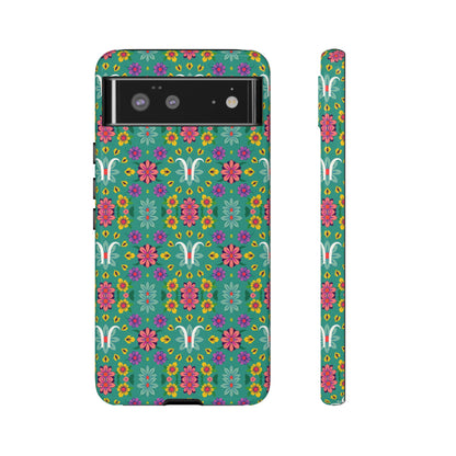 Tough Cases, Aquarius, Zodiac v4, Flower Pattern