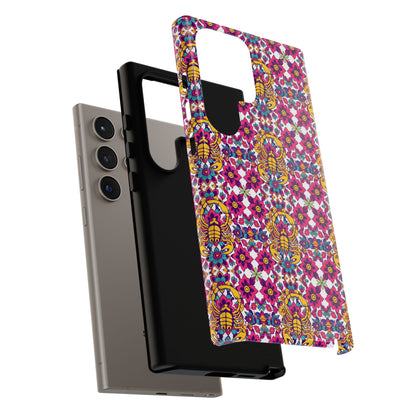 Tough Cases, Scorpio, Zodiac v2, Flower Pattern