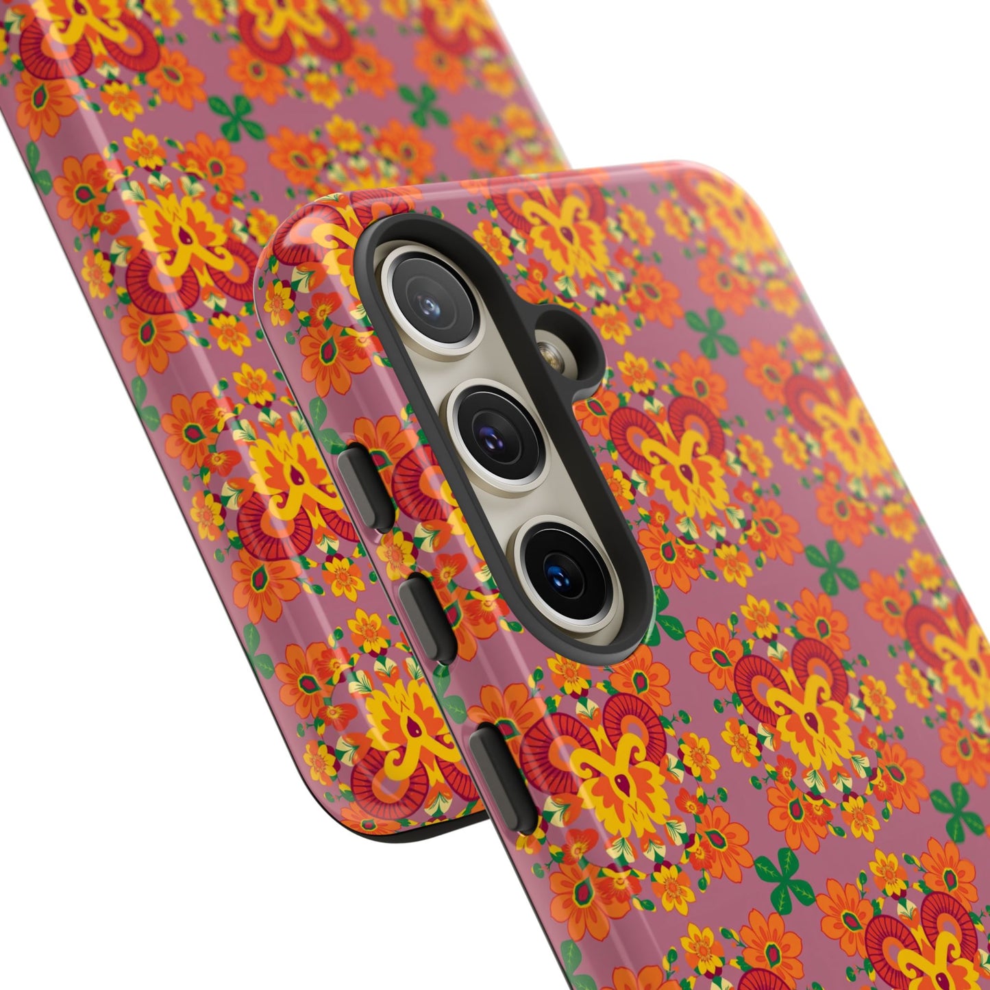 Tough Cases, Aries, Zodiac v1, Flower Pattern
