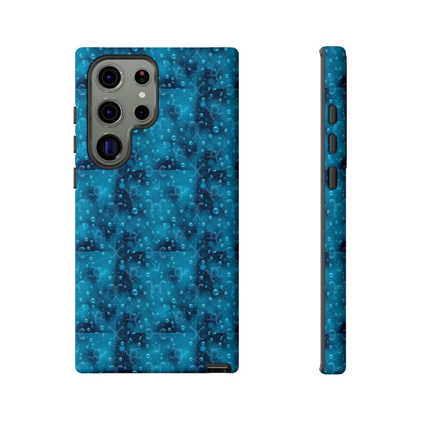 Tough Cases, Aquarius, Zodiac v3, Bubble Pattern