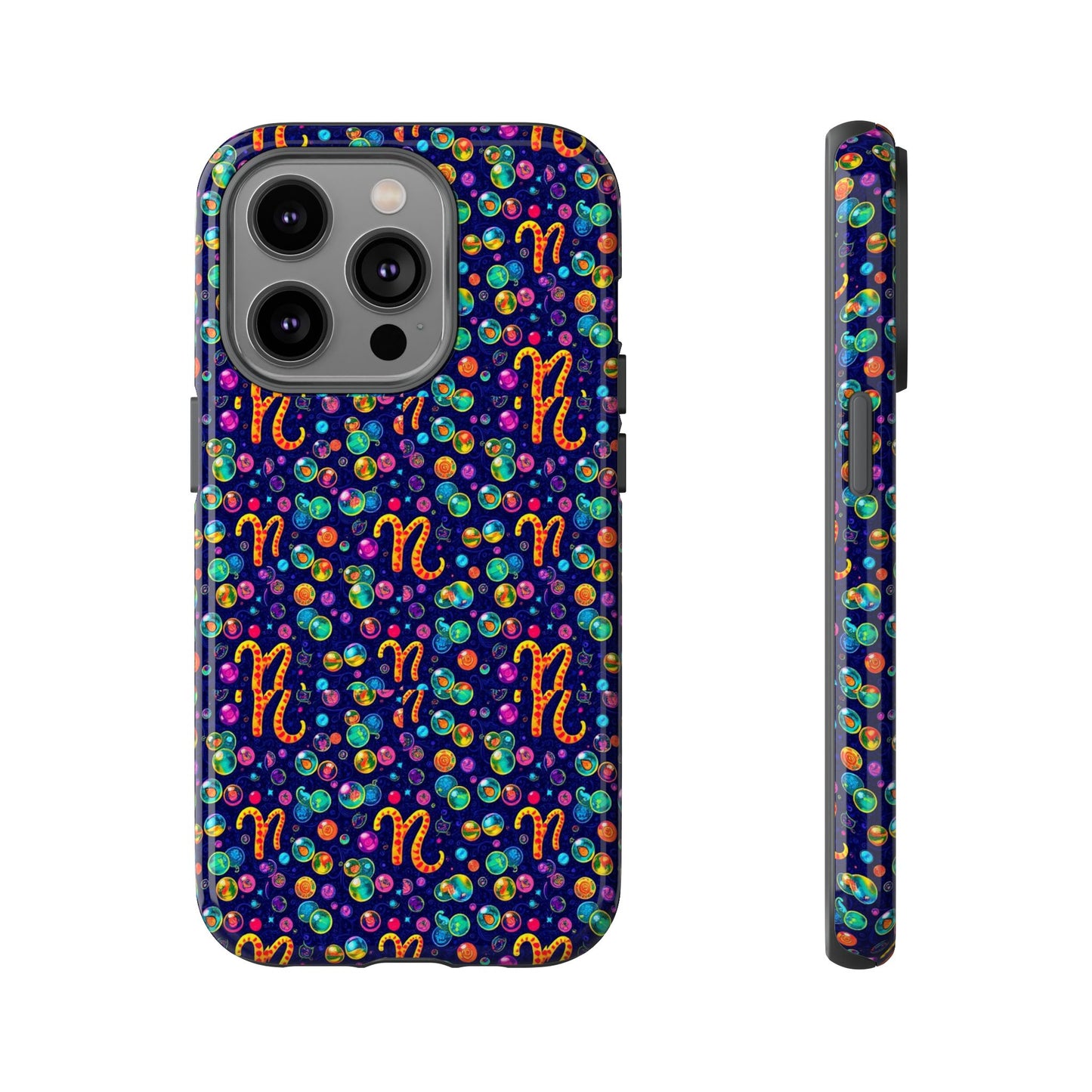 Tough Cases, Aquarius, Zodiac, Bubble Pattern