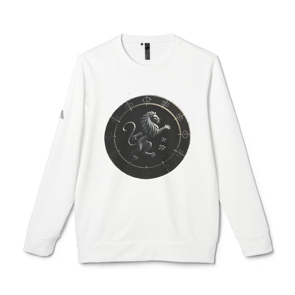 Adidas, Unisex Fleece Crewneck Sweatshirt, Leo, Space Animal, Zodiac