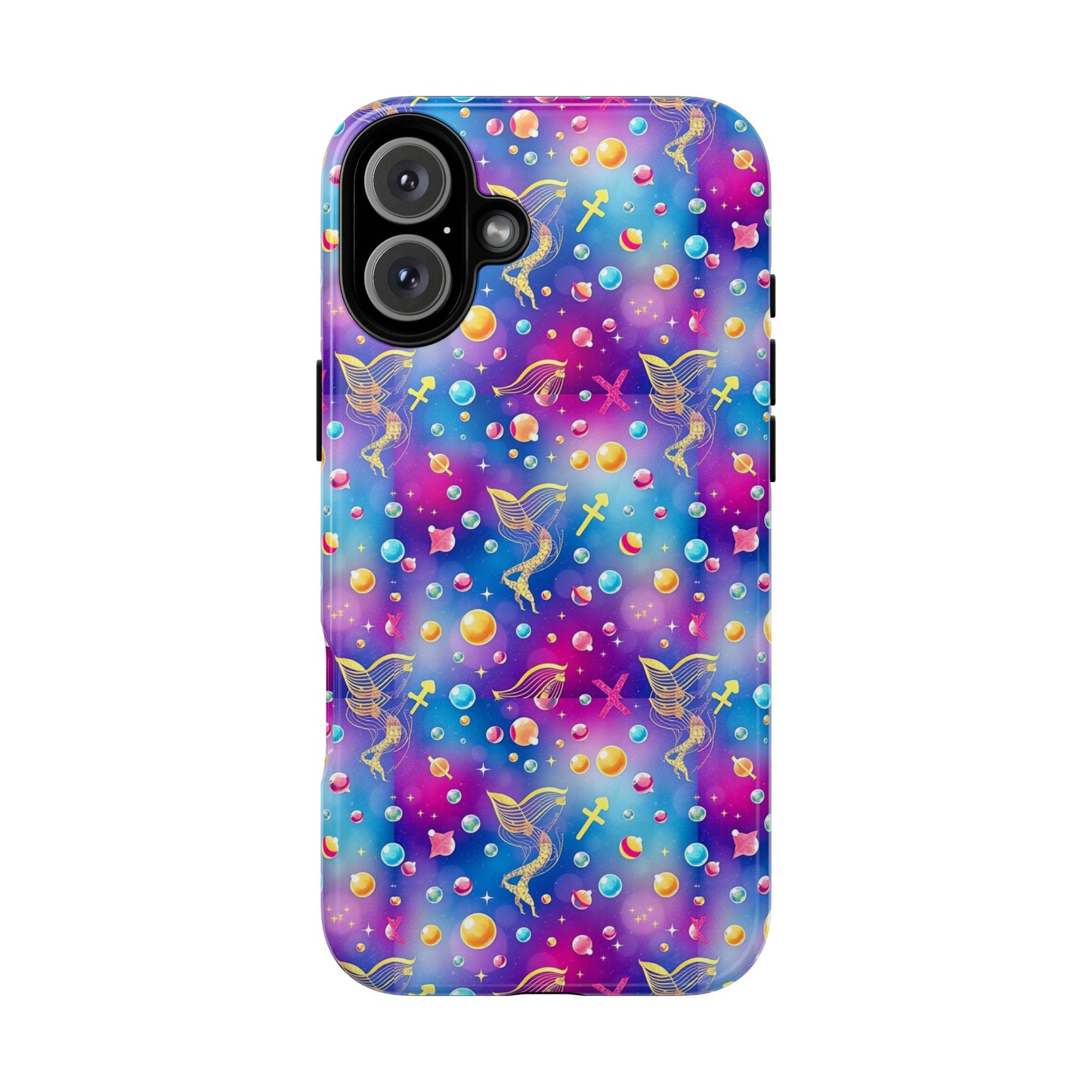 Tough Cases, Sagittarius, Zodiac v3, Bubble Pattern