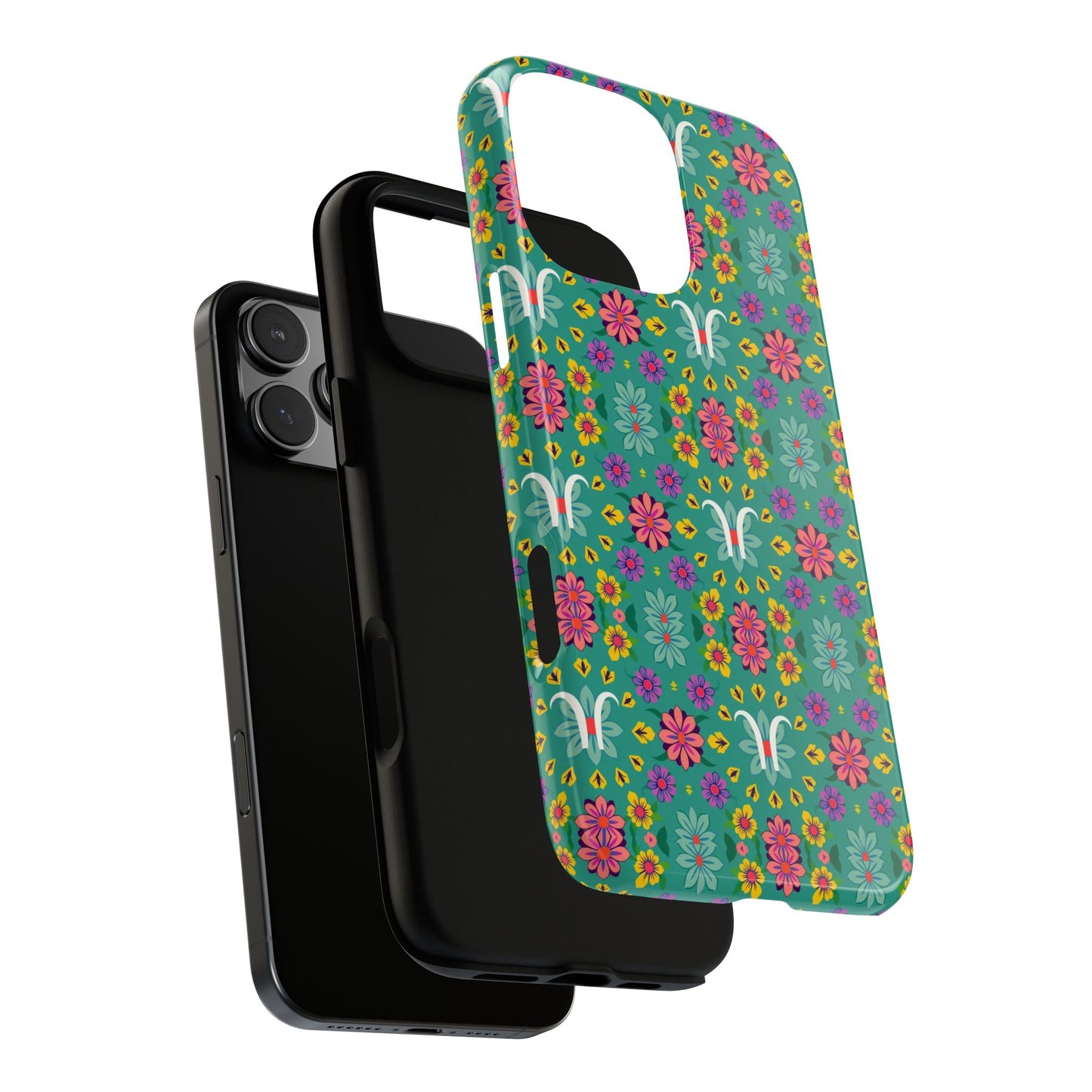 Tough Cases, Aquarius, Zodiac v4, Flower Pattern