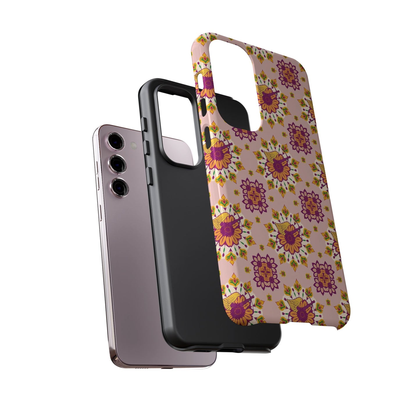Tough Cases, Sagittarius, Zodiac v4, Flower Pattern