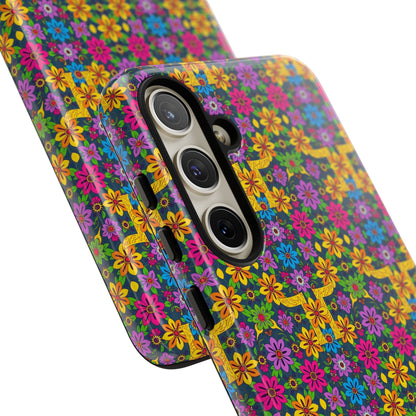 Tough Cases, Gemini, Zodiac v3, Flower Pattern