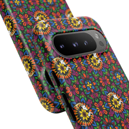 Tough Cases, Capricorn, Zodiac v2, Flower Pattern