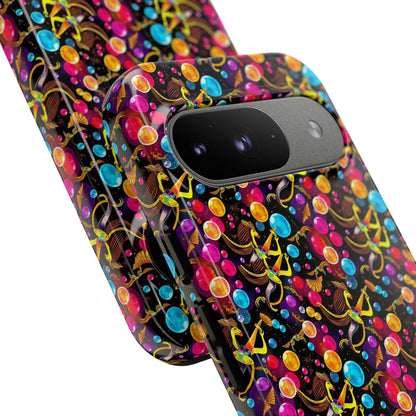 Tough Cases, Sagittarius, Zodiac v1, Bubble Pattern
