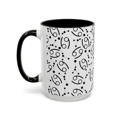Accent Coffee Mug with the Cancer sign (11, 15oz)
