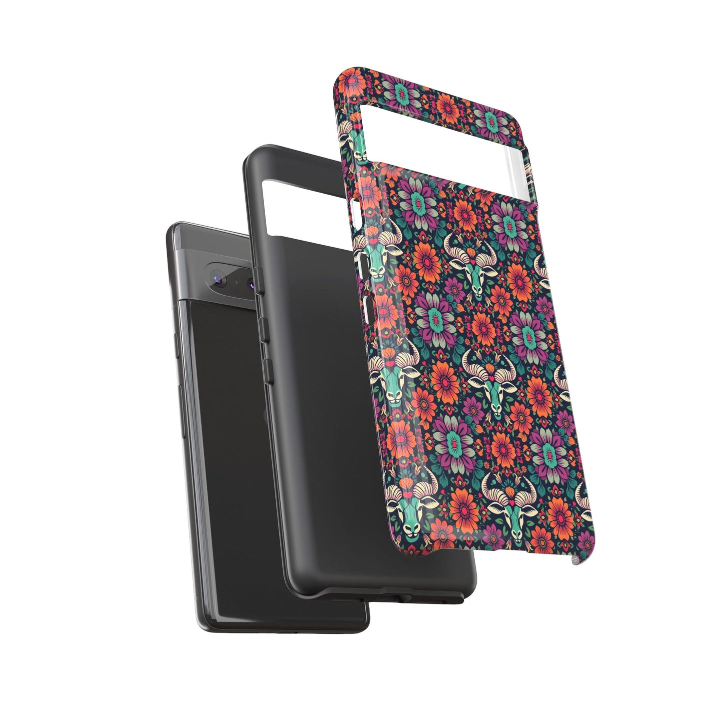 Tough Cases, Taurus, Zodiac v4, Flower Pattern