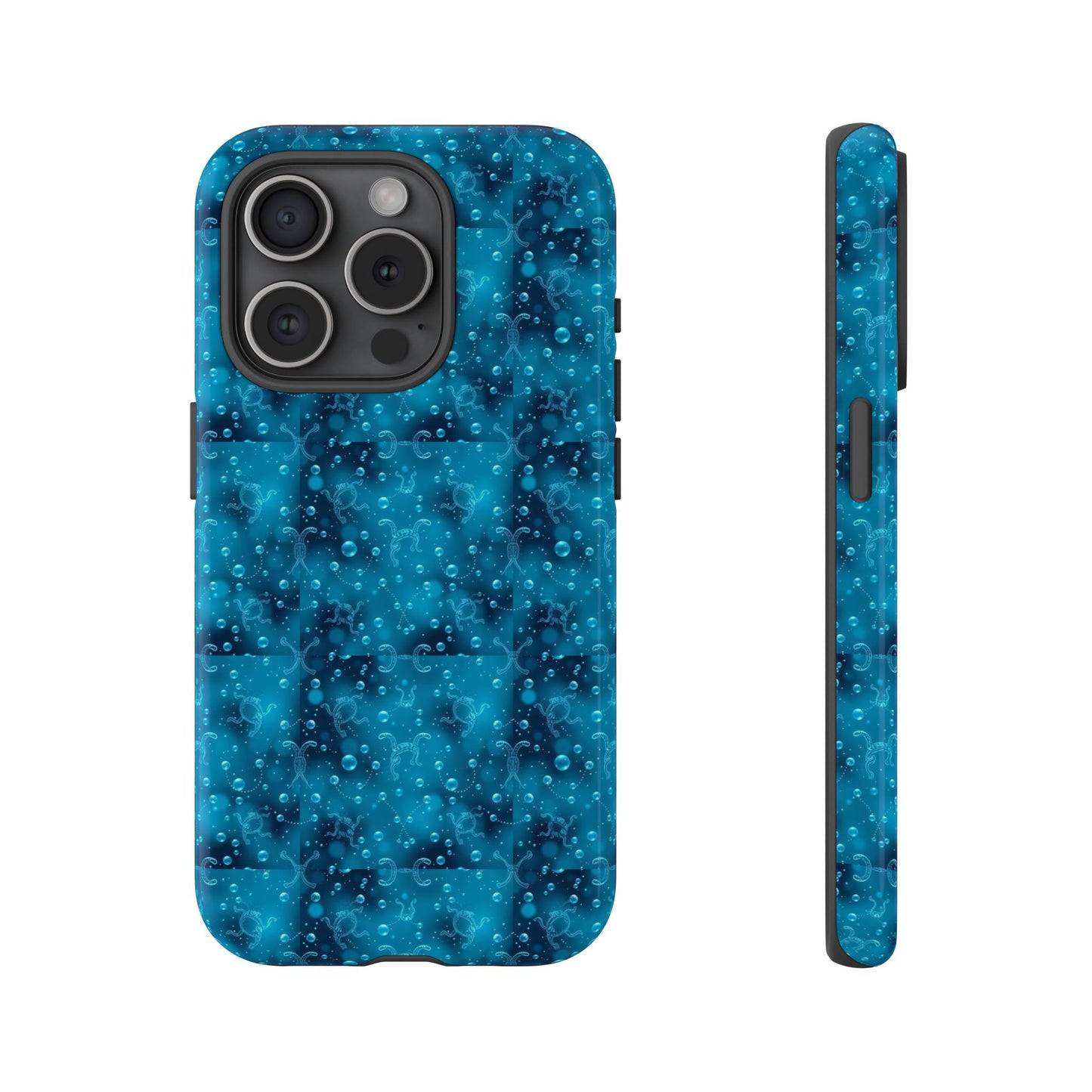 Tough Cases, Aquarius, Zodiac v3, Bubble Pattern