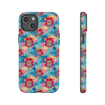 Tough Cases, Pisces, Zodiac v1, Bubble Pattern