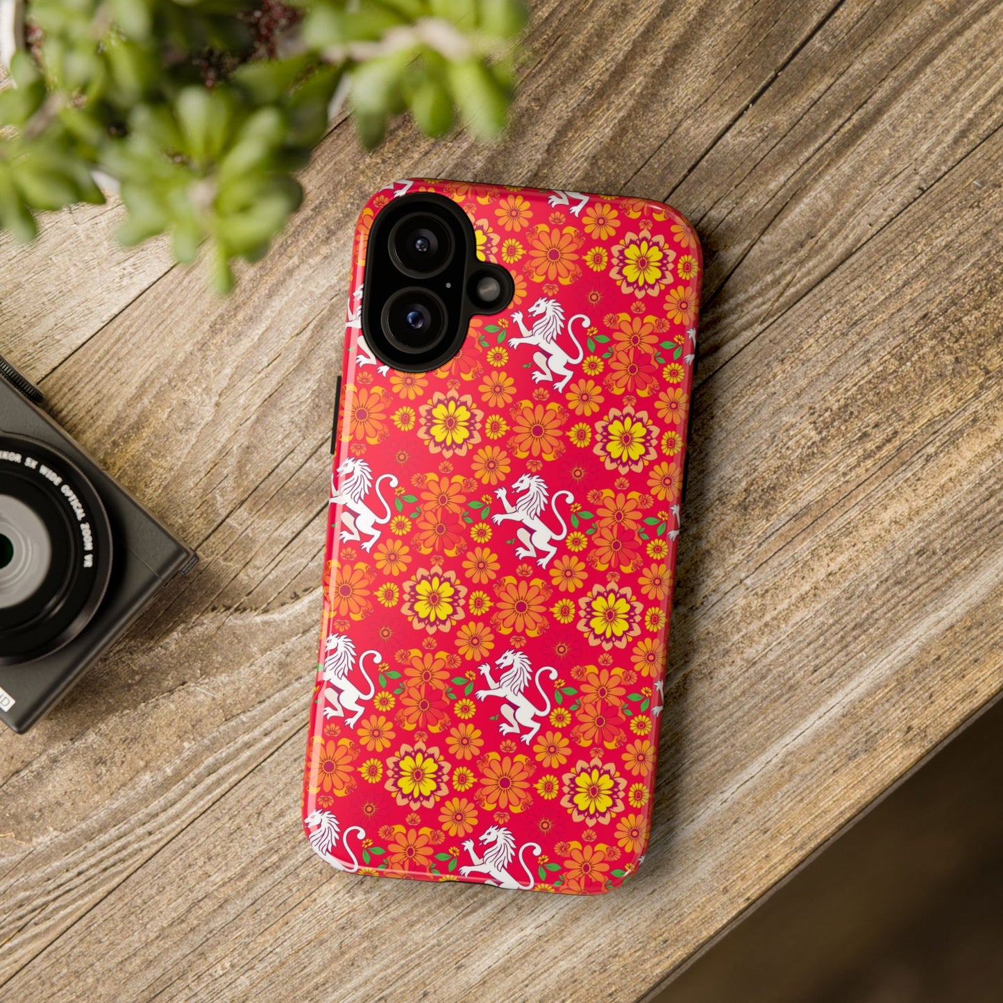 Tough Cases, Leo, Zodiac v4, Flower Pattern