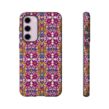 Tough Cases, Scorpio, Zodiac v2, Flower Pattern