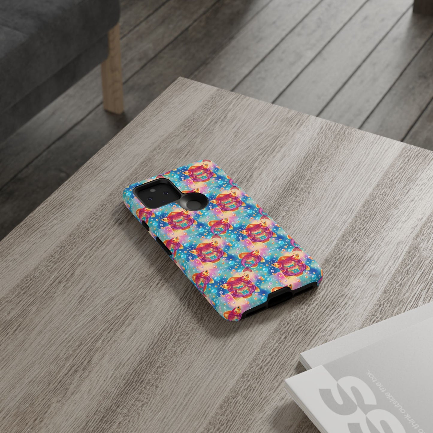 Tough Cases, Pisces, Zodiac v1, Bubble Pattern