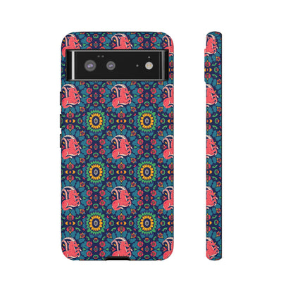 Tough Cases, Capricorn, Zodiac v1, Flower Pattern