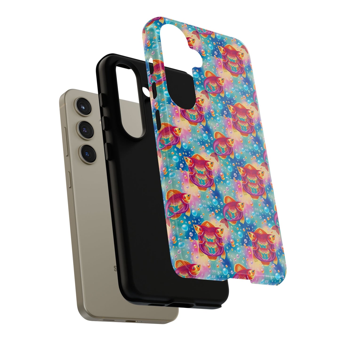 Tough Cases, Pisces, Zodiac v1, Bubble Pattern