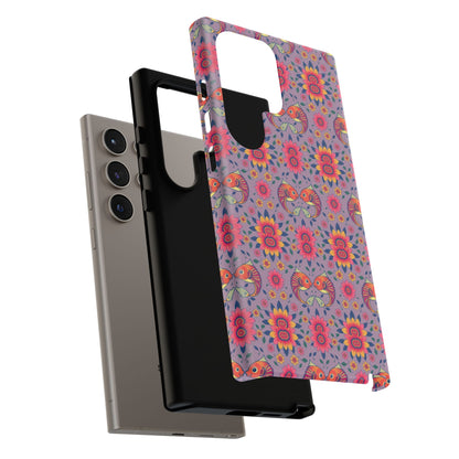 Tough Cases, Pisces, Zodiac v3, Flower Pattern