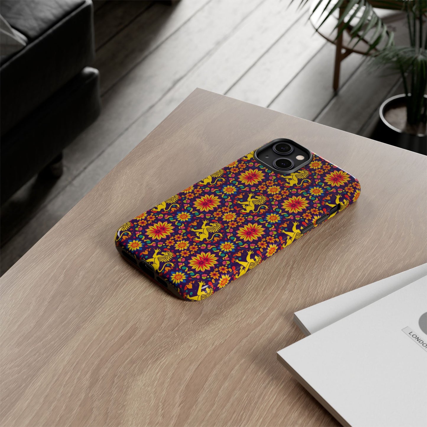 Tough Cases, Leo, Zodiac, Flower Pattern