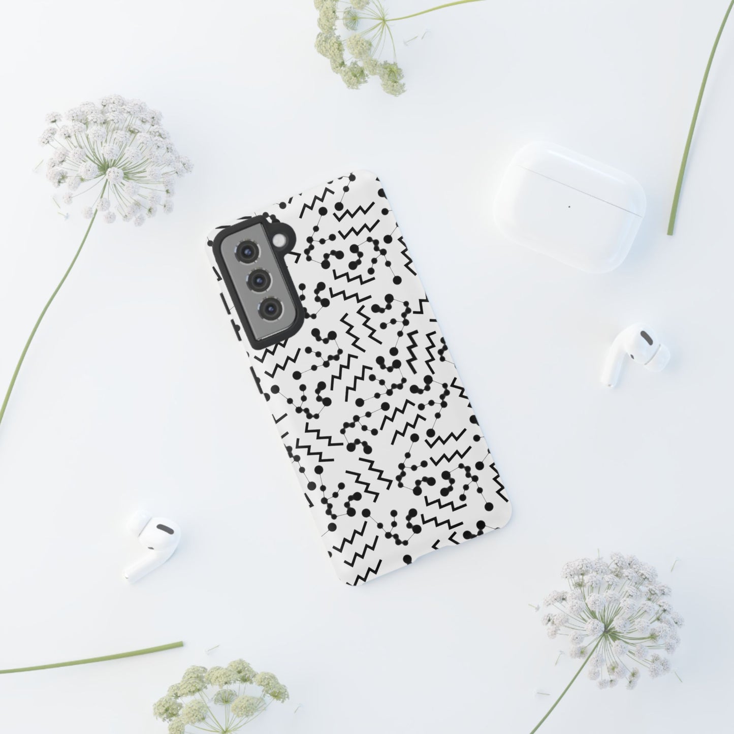 Tough Cases with the Aquarius Zodiac sign for iPhone, Samsung Galaxy, and Google Pixel devices