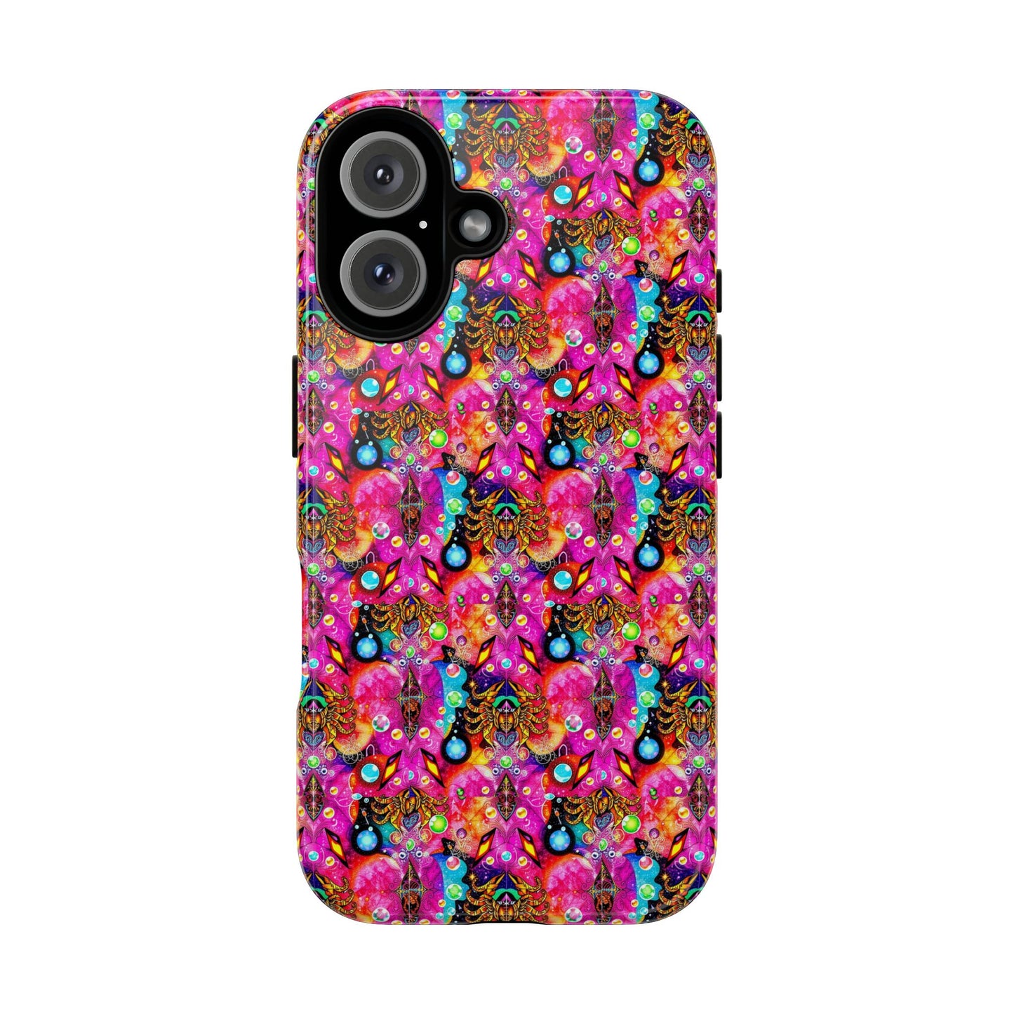 Tough Cases, Scorpio, Zodiac v1, Bubble Pattern